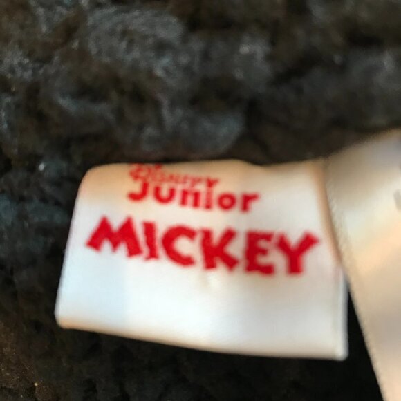 Disney Store Mickey Mouse Sweater Jacket Kids' Size 4T Hooded Fleece Lined Gray - Picture 8 of 9